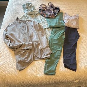 Athleta Girl Bundle- 7 pieces- Size M (8-10)